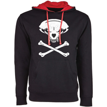 Load image into Gallery viewer, Jolly Badger, Black and Red, Unisex Hoodie