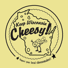 Load image into Gallery viewer, Keep Wisconsin Cheesy, LS, Unisex, T-shirt, The Original!