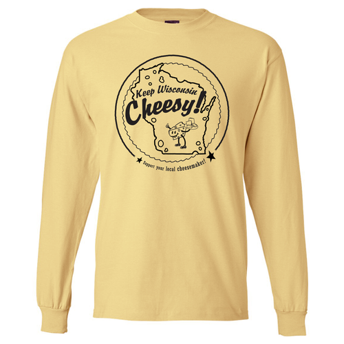 Keep Wisconsin Cheesy, LS, Unisex, T-shirt, The Original!