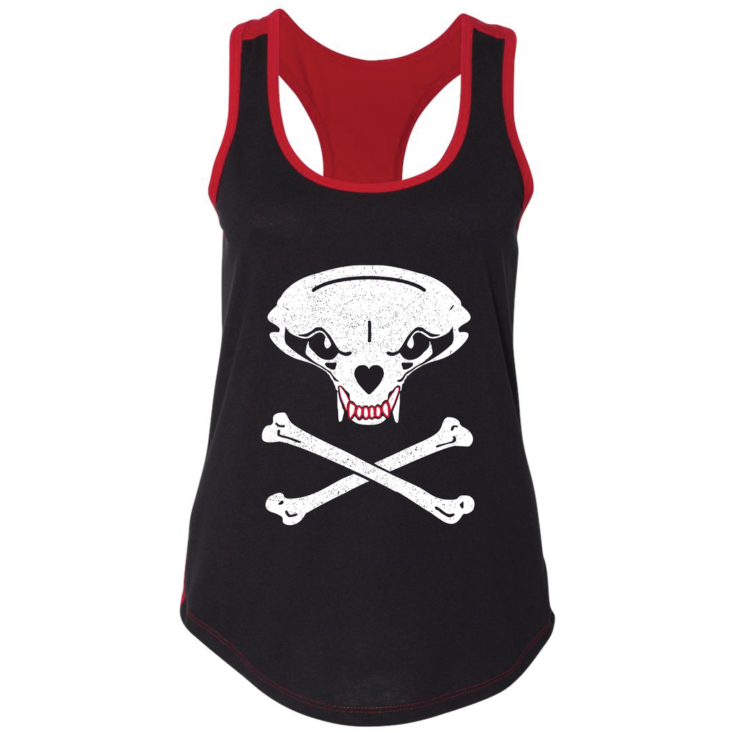 Jolly Badger, Black and Red, Ladies', Tank