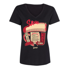Load image into Gallery viewer, Save our bars and restaurants! We can help! Ladies&#39; V-neck
